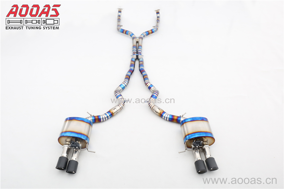宝马M6 F06 F13，两门，钛合金中尾段电子阀门